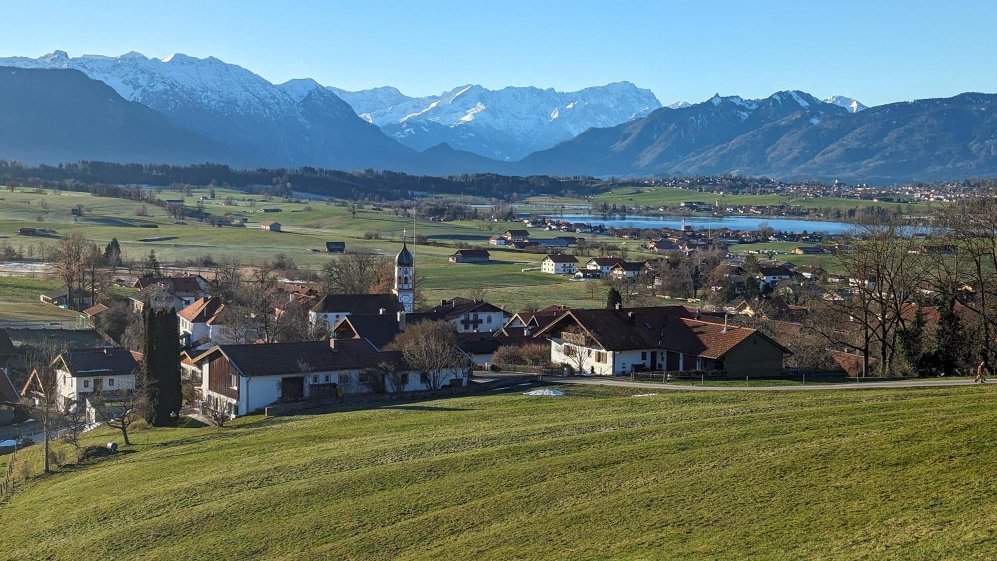 Liboria I Traumhafte Ferienwohnung In Aidling Am Riegsee Mit Atemberaubendem Panoramablick! Esterno foto